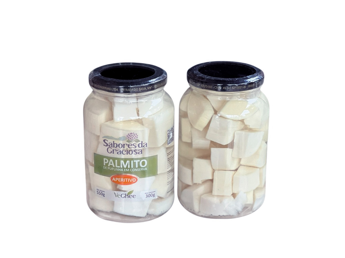 Sabores da Graciosa Palmito Pupunha Aperitivo em Conserva 300g